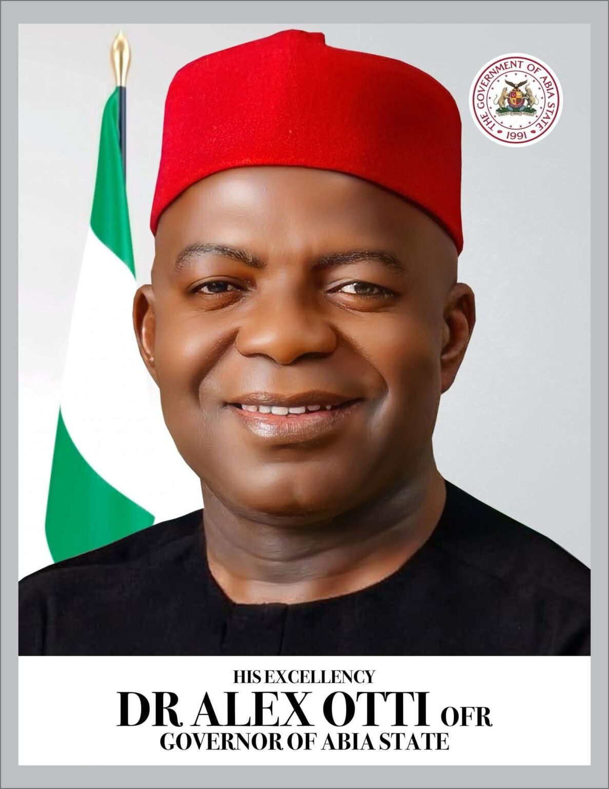 His Excellency Dr. Alex Otti OFR, Governor of Abia State